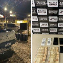 Funcionários de posto são presos por furto de combustível de R$ 30 mil - PMMG/Divulgação