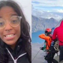 Brasileira que caiu de penhasco é encontrada morta na Indonésia - Montagem/Reprodução/Redes Sociais