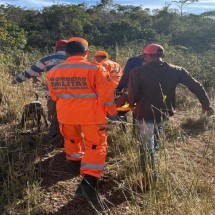 Idoso com Alzheimer que estava desaparecido é encontrado no Norte de Minas - CBMMG/Divulga&ccedil;&atilde;o