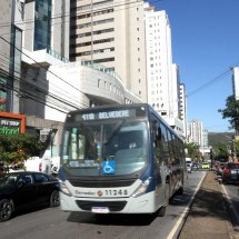 A frota de ônibus com 16 veículos também foi toda renovada, com a substituição dos antigos ônibus por novos mais modernos e confortáveis -  (crédito: Jair Amaral/EM/D.A.Press.Brasil)