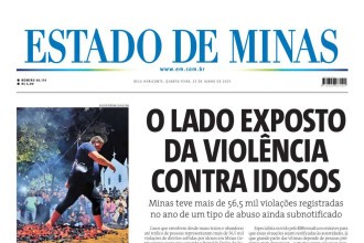 Confira a capa do Estado de Minas do dia 25/06/2025