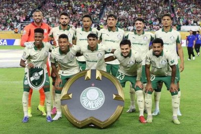 O Palmeiras enfrentou o Inter Miami, nesta 2ª feira, 23/6, pela 3ª rodada do Grupo A do Mundial de Clubes.  Veja como o Jogada10 avaliou a performance dos palmeirenses, que saíram de uma derrota iminente por 2 a 0 e empataram em 2 a 2. Foto: Cesar Greco/Palmeiras -  (crédito: Cesar Greco/Palmeiras)