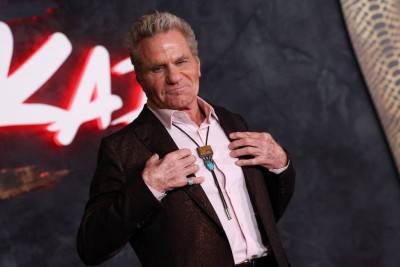 Mesmo com o incômodo da atriz e o registro em um boletim de ocorrência, Martin Kove afirma que tudo não passou de uma brincadeira.  -  (crédito: Valerie Macron/AFP)