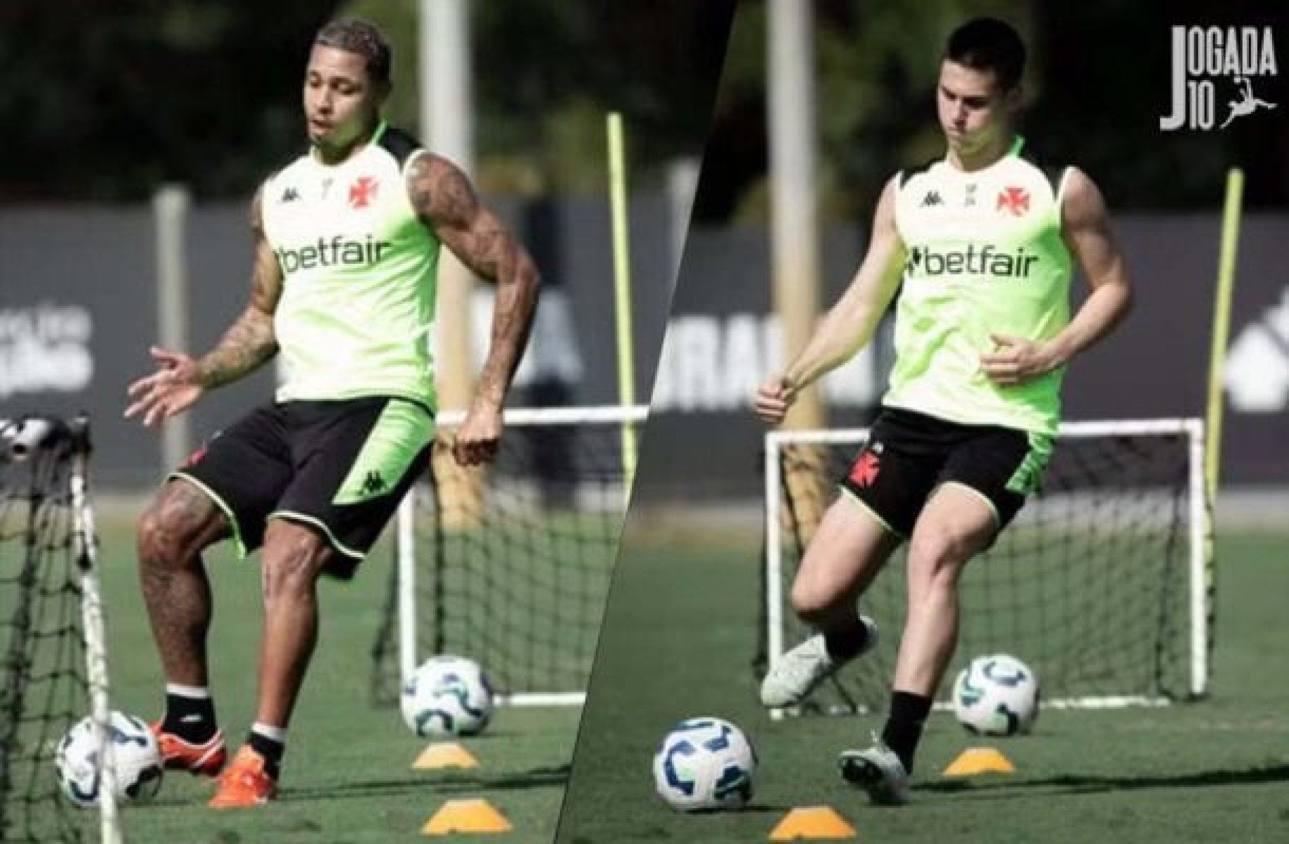 Dupla avança na recuperação e retoma atividades parciais com elenco do Vasco