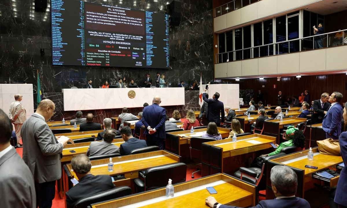 Deputados aprovaram federalização da Codemig com algumas concessões - (crédito: GUILHERME DARDANHAN/ALMG) Deputados aprovaram federalização da Codemig com algumas concessões - (crédito: GUILHERME DARDANHAN/ALMG)