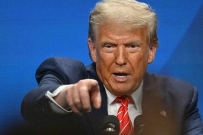 Trump anuncia tarifaço ao Brasil em carta que mistura ideologia e argumentos econômicos -  (crédito:  NICOLAS TUCAT / AFP)