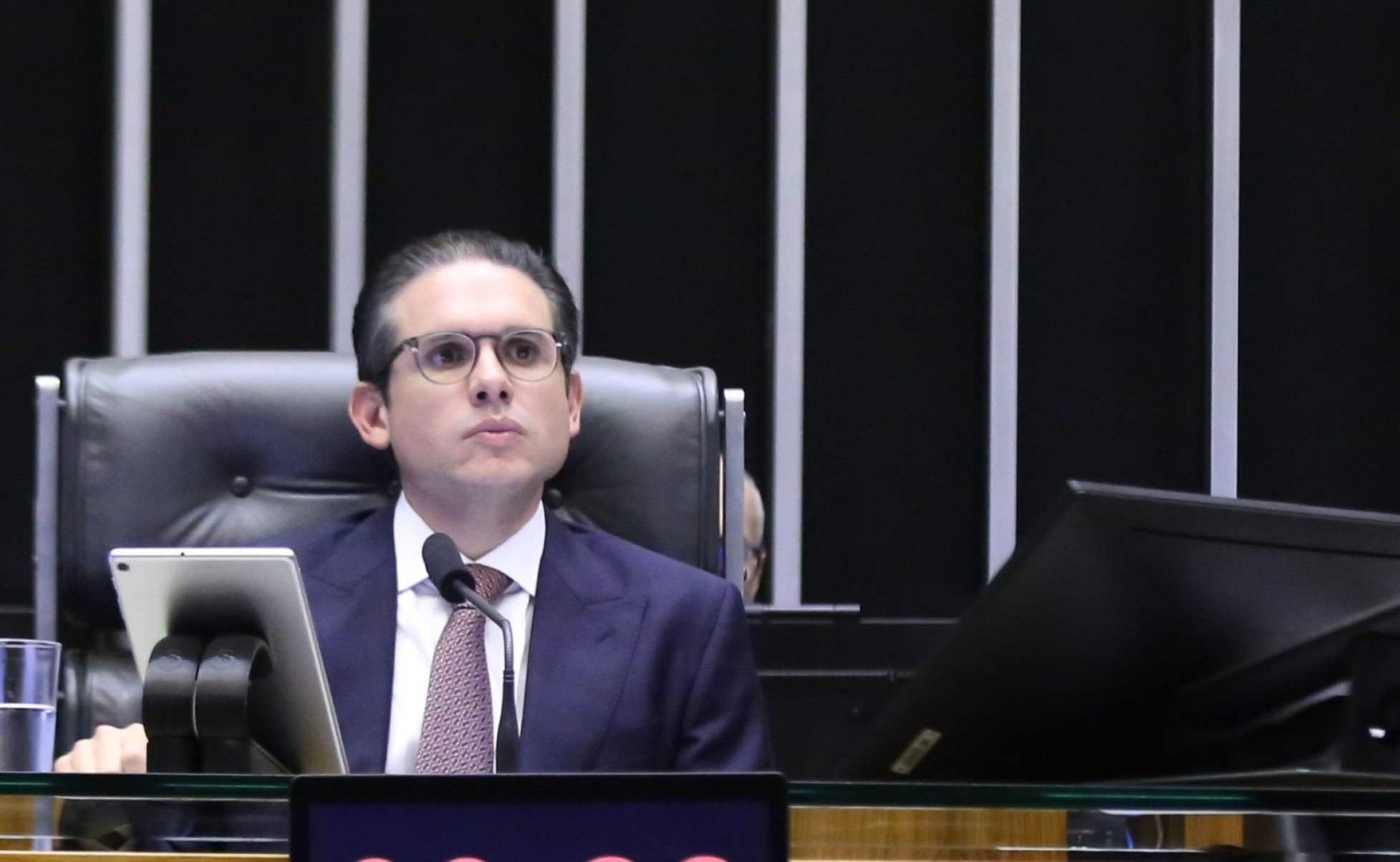 Presidente da Câmara Hugo Motta colocou texto para votação, o que criou um mal estar com o Governo Federal -  (crédito:  Kayo Magalhães / Câmara dos Deputados)
