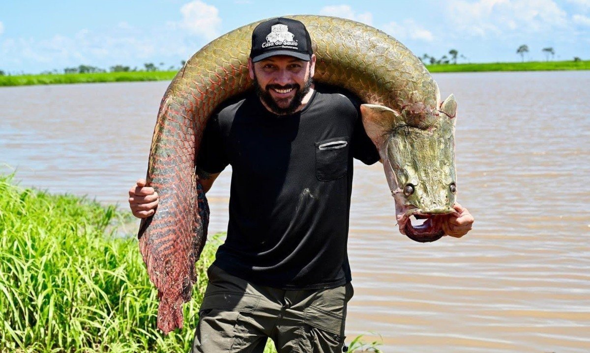 O pirarucu é um dos peixes amazônicos que não podem faltar nas cozinhas dos sete restaurantes de Saulo Jennings -  (crédito: Nereu Jr/Divulgação)