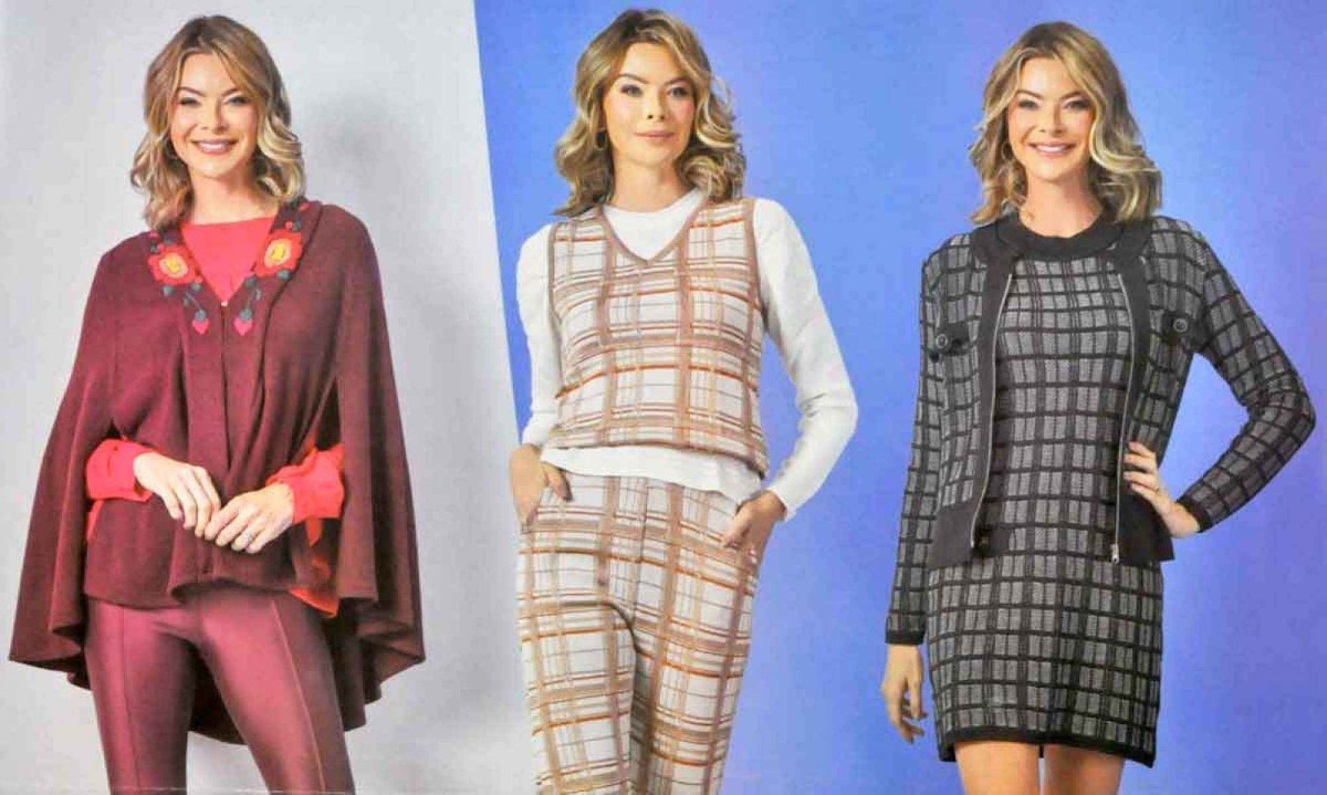 A feira destacará a nova coleção alto inverno, com adesão de marcas tradicionais da região, que vão levar ampla variedade de produtos em tricô, lã e couro - (crédito: Feira de Malhas/Divulgação) A feira destacará a nova coleção alto inverno, com adesão de marcas tradicionais da região, que vão levar ampla variedade de produtos em tricô, lã e couro - (crédito: Feira de Malhas/Divulgação)
