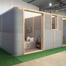 Inventividade que reduz preço: Casa 3D sem tijolos nem cimento; saiba quanto custa - Casa 3D - Grupo Katz/Divulgação
