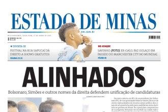CONFIRA A CAPA DO ESTADO DE MINAS DO DIA 27/06/2025