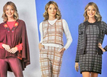 A feira destacará a nova coleção alto inverno, com adesão de marcas tradicionais da região, que vão levar ampla variedade de produtos em tricô, lã e couro -  (crédito: Feira de Malhas/Divulgação)