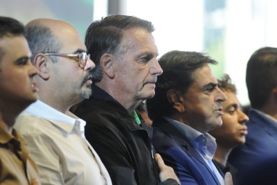 Ex-presidente Jair Bolsonaro vem a Belo Horizonte para tratar das estrategias do Partido Liberal nas eleições de 2026 -  (crédito: Alexandre Guzanshe/EM/D.A Press)
