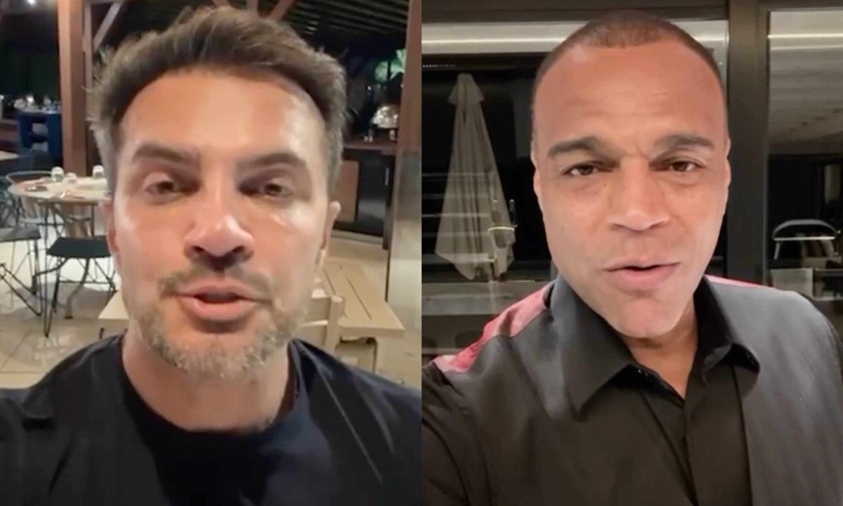 Denílson e Falcão se enfrentam em Betim na 6ª edição do Legends Game Brasil
 -  (crédito: Reprodução Instagram )