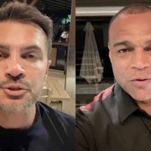 Denílson e Falcão se enfrentam em Betim na 6ª edição do Legends Game Brasil - Reprodução Instagram 