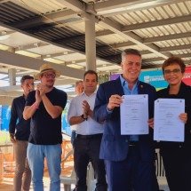 BH e Contagem assinam termo de obra de alça de viaduto que ligará cidades - Jair Amaral/EM/DA Press