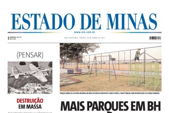 CONFIRA A CAPA DO ESTADO DE MINAS DO DIA 28/06/2025