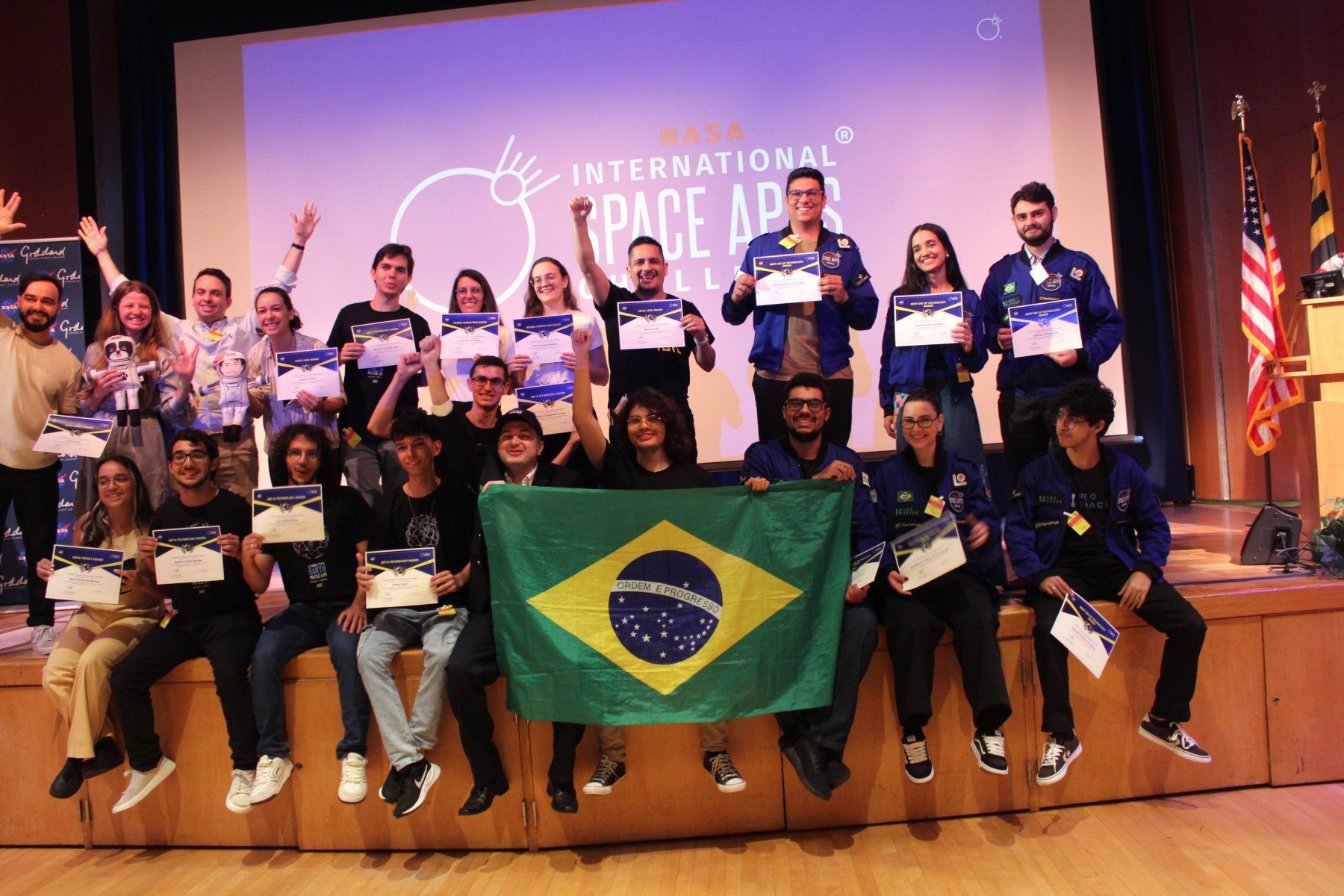 Brasil brilha no palco global da NASA em Washington, EUA - DINO