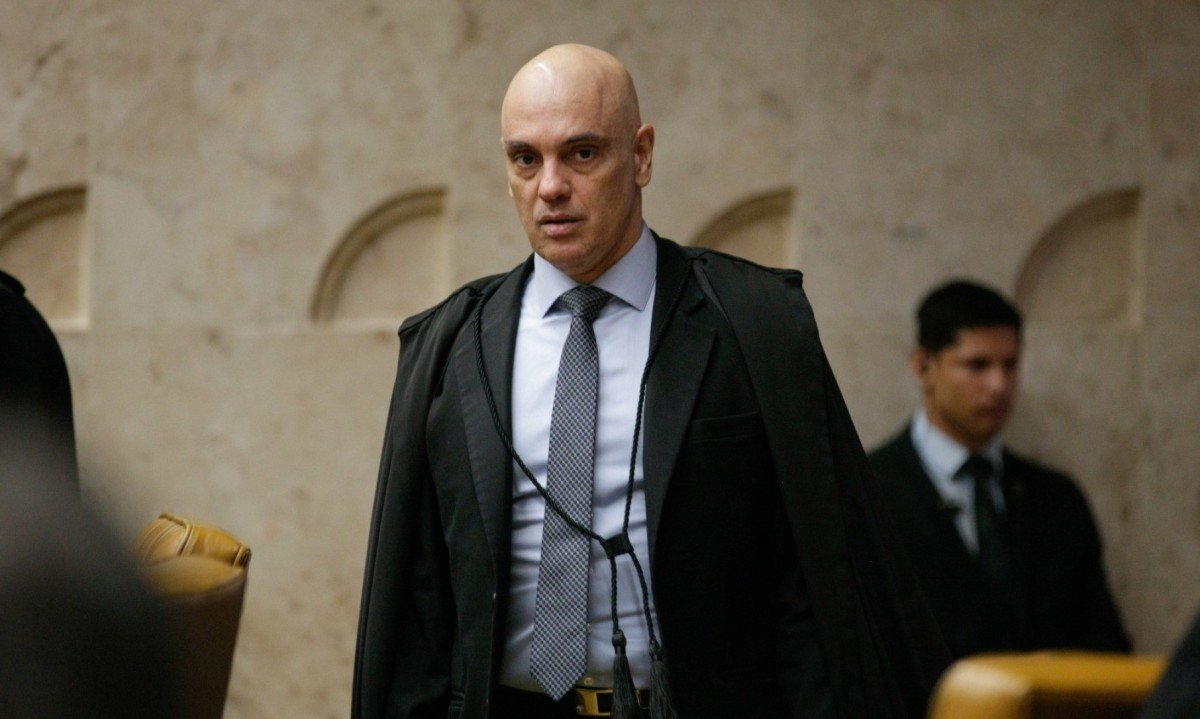 Moraes j&aacute; &eacute; relator de uma a&ccedil;&atilde;o sobre o aumento do IOF -  (crédito: Victor Piemonte/STF)