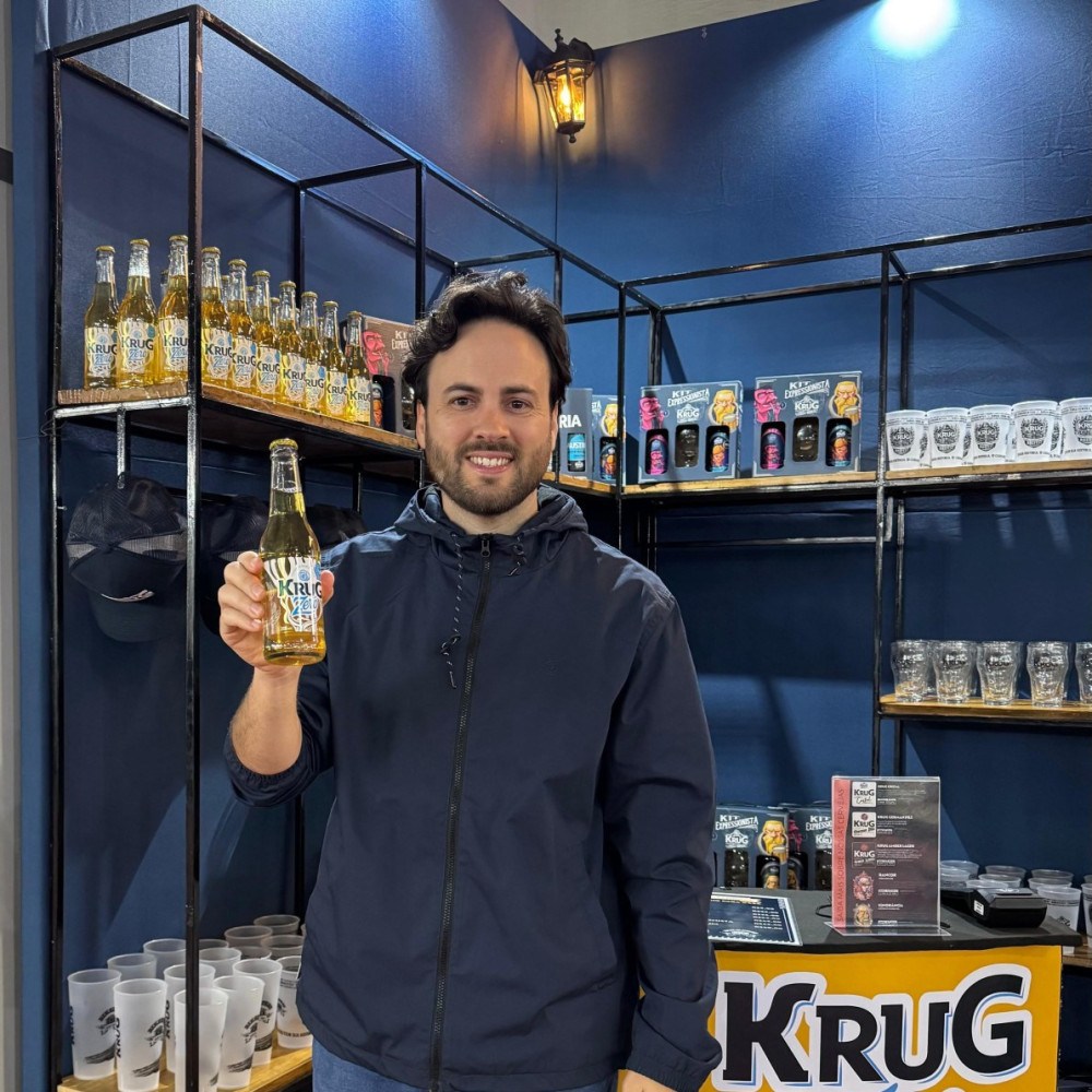 Alexandre Bruzzi, diretor de marketing da Krug Bier: investimento na Krug Zero       