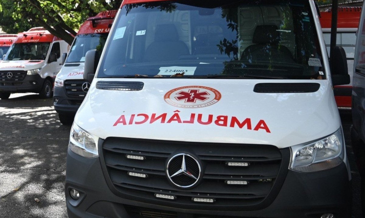 M&eacute;dia de atendimentos prestados pelo Samu entre os &uacute;ltimos meses de janeiro e julho foi superior a 358 por dia -  (crédito: Leandro Couri/EM/D.A Press)