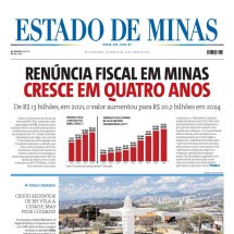 Confira a capa do Estado de Minas do dia 30/06/2025