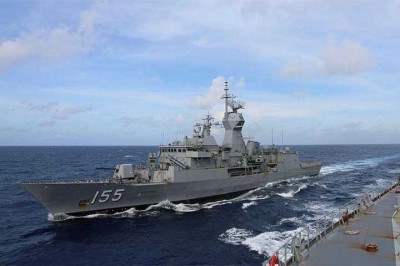 A Austrália fez uma expansão recente de sua frota marítima  com alcance sem precedentes desde o final da Segunda Guerra Mundial, em 1945. 
 -  (crédito: Divulgação/Marinha Real Australiana)