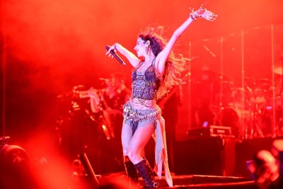 A mineira Marina Sena fez show eletrizante com repertório de seu novo disco, "Coisas naturais" -  (crédito: Leandro Couri/EM/D.A Press)