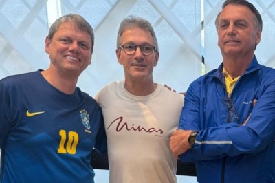Registro do encontro foi publicado por Romeu Zema nas redes sociais -  (crédito: Romeu Zema/Instagram/Reprodução)