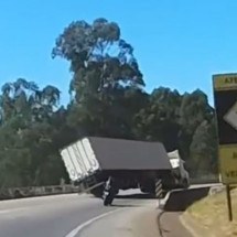 Num primeiro momento, a rodovia foi interditada, mas nesta segunda-feira (30/6), o trânsito já foi normalizado
 -  (crédito: Bruno Lima / Acervo Pessoal)