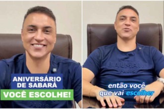 Prefeito de Sabará faz votação para nova atração da festa de aniversário