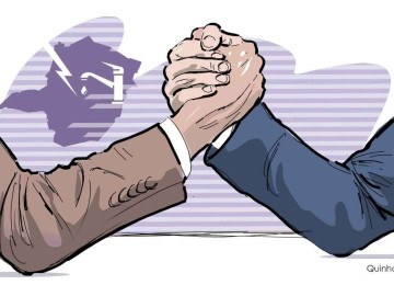 Zema e Mateus Simões, dois pré-candidatos às eleições de 2026, nada têm a ganhar politicamente com o Propag -  (crédito: Quinho)