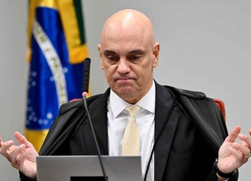 Alexandre de Moraes vai tomar que desagradará ao governo ou ao Congresso -  (crédito: EVARISTO SÁ/AFP)