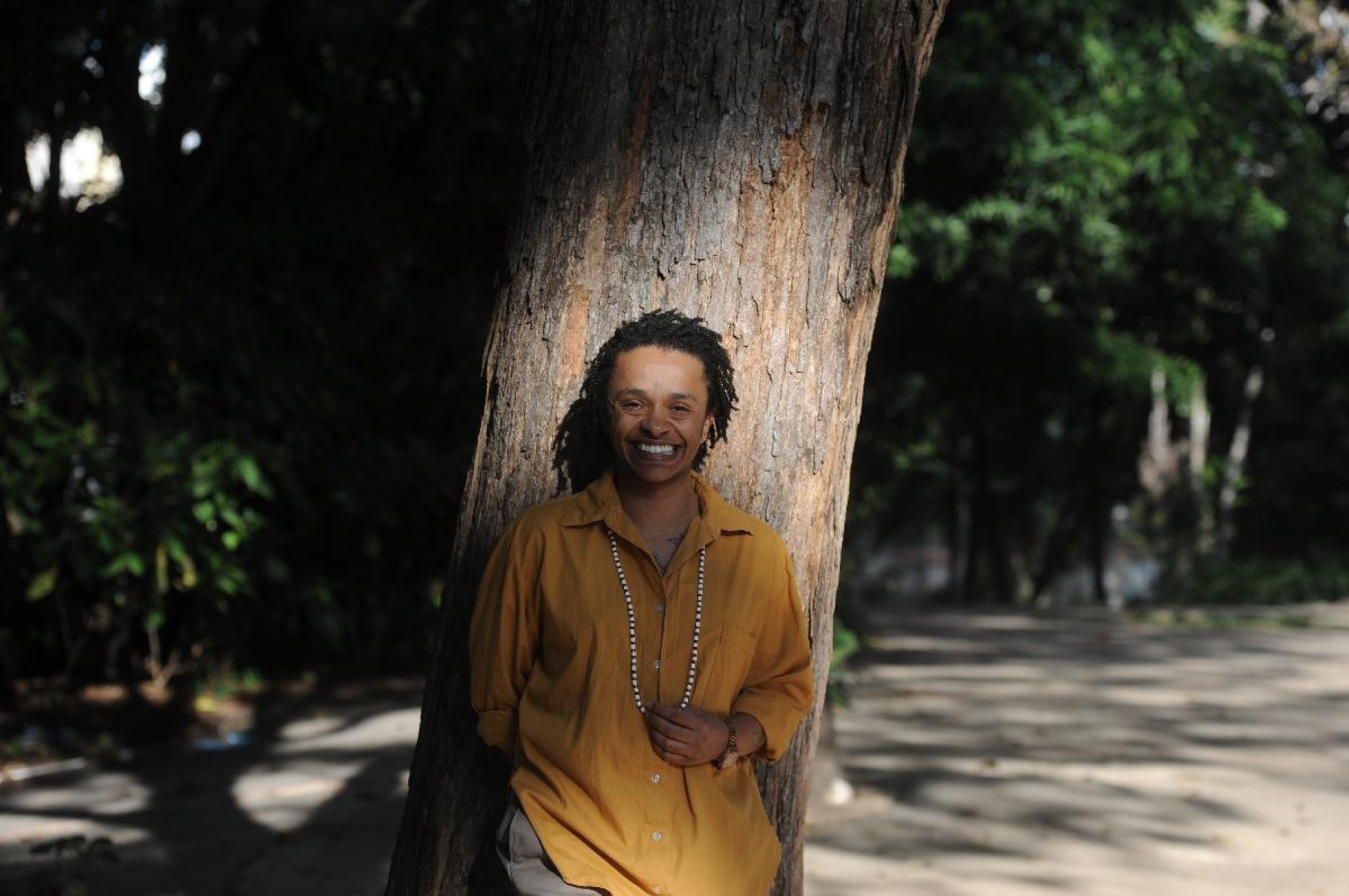 Zaíra Alves Magalhaes de 38 anos, pessoa não binaria trans masculino