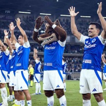 A presença do escrete celeste e do Raposão no interior mineiro vai ajudar a aumentar a torcida cruzeirense, sendo uma decisão acertada da diretoria da SAF -  (crédito: Gustavo Aleixo/Cruzeiro – 1º/6/2025)