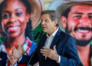 Haddad faz lição de Sidônio e fala em justiça social -  (crédito: Platobr Politica)