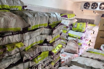 Mais de 170 sacas de açaí estavam avaliadas em R$ 100 mil -  (crédito: PCMG/Divulgação)