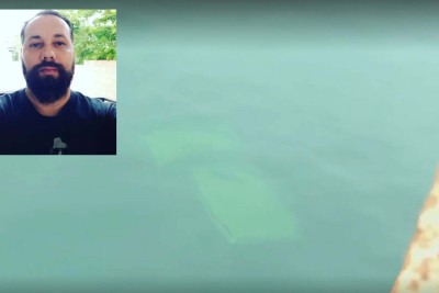 Corpo de mineiro é encontrado dentro do Rio Grande após batida sobre ponte -  (crédito: Redes Sociais/DivulgaÃ§Ã£o)