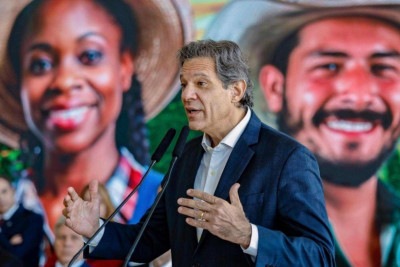 Haddad faz lição de Sidônio e fala em justiça social -  (crédito: Platobr Politica)