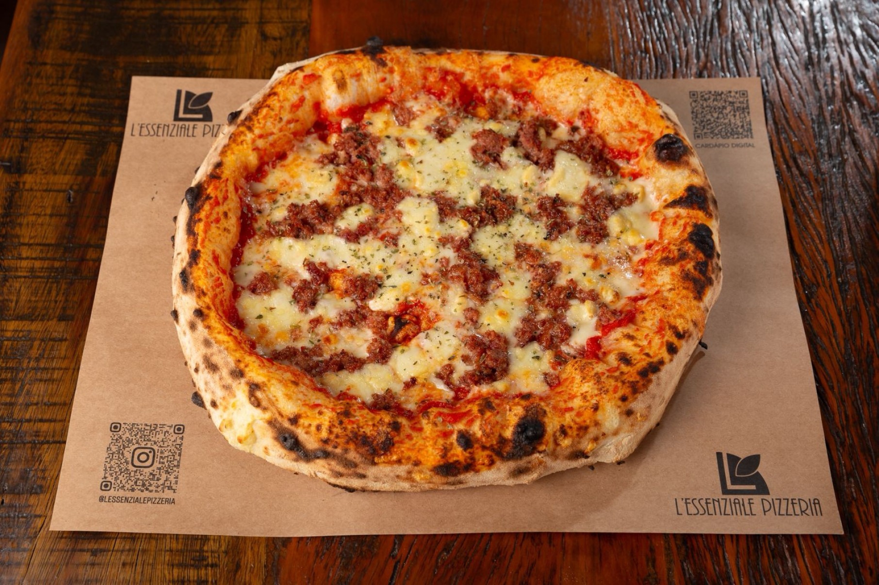 Pizza Sommadossi, da L'Essenziale Pizzeria