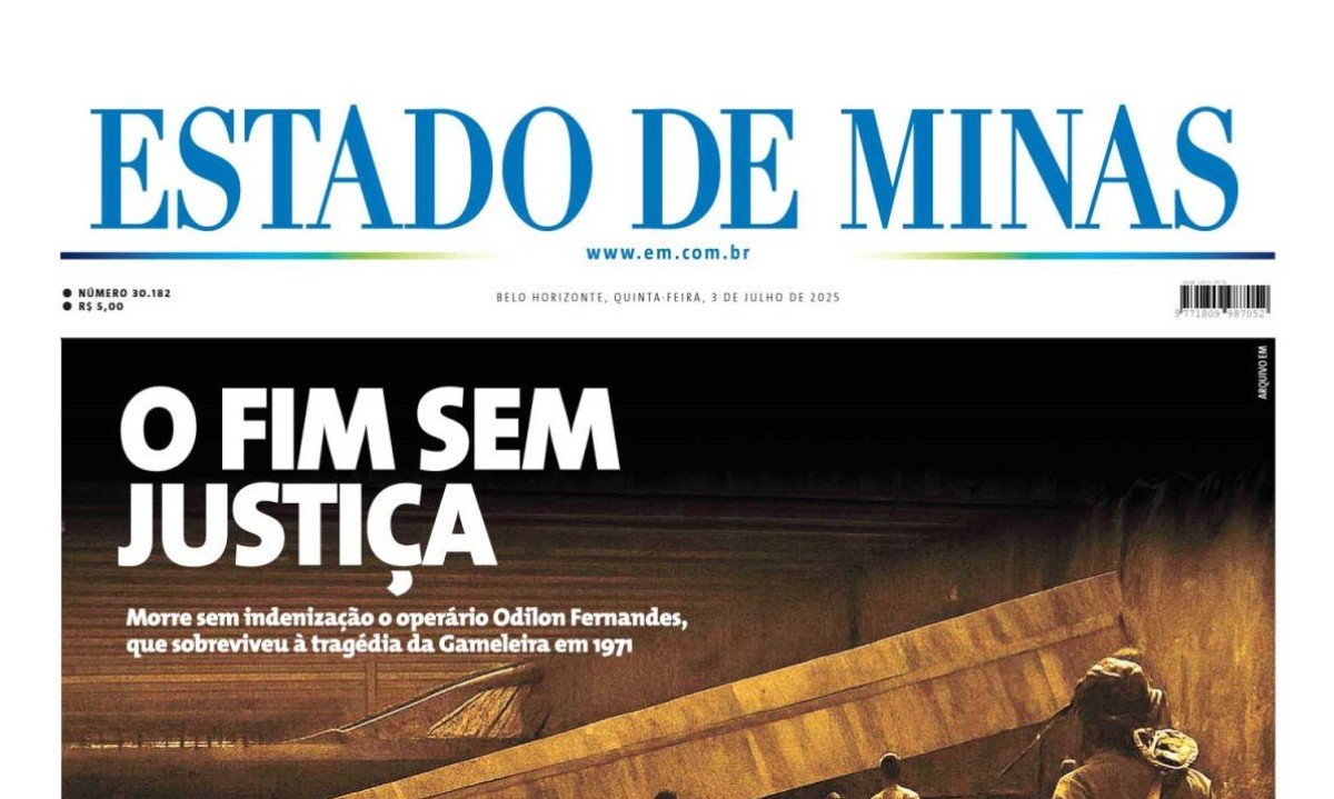 Capa do dia -  (crédito:  jwilsoncarvalho.mg)