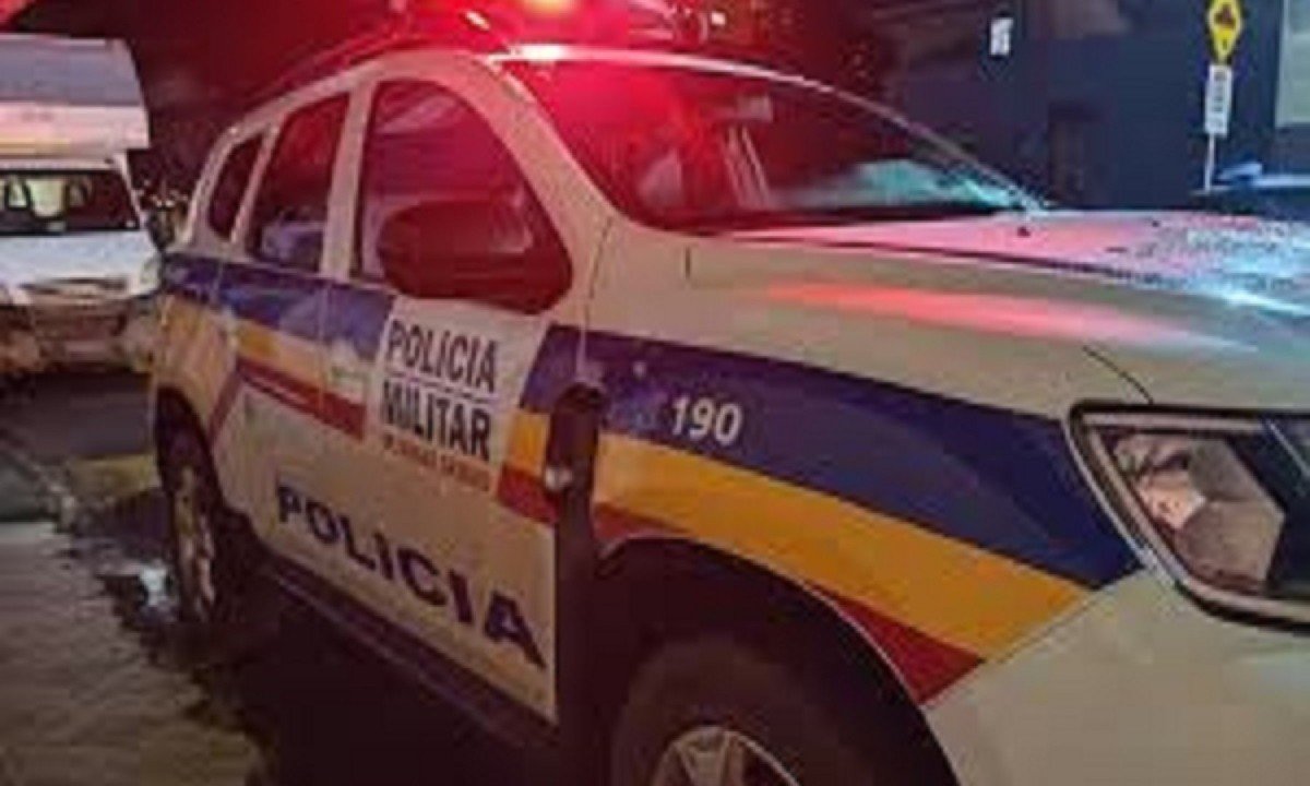 Policial militar foi agredido por um homem de 55 anos -  (crédito: PMMG/Divulga&ccedil;&atilde;o)
