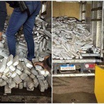 MG: PC intercepta em Itaúna 1,3 tonelada de drogas com destino à Grande BH - PCMG/Divulgação