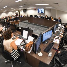 A audiência aconteceu no Tribunal de Justiça de Minas Gerais (TJMG), na Avenida Afonso Pena, Região Centro-Sul da capital -  (crédito: Cecília Pederzoli / TJMG / Divulgação)