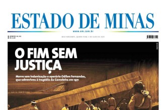 Capa impressa do Estado de Minas de 3/7/2025