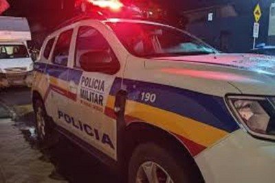 Policial militar foi agredido por um homem de 55 anos -  (crédito: PMMG/Divulga&ccedil;&atilde;o)