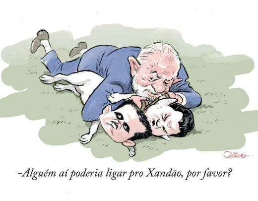Dominando os pitbulls -  (crédito: Quinho)