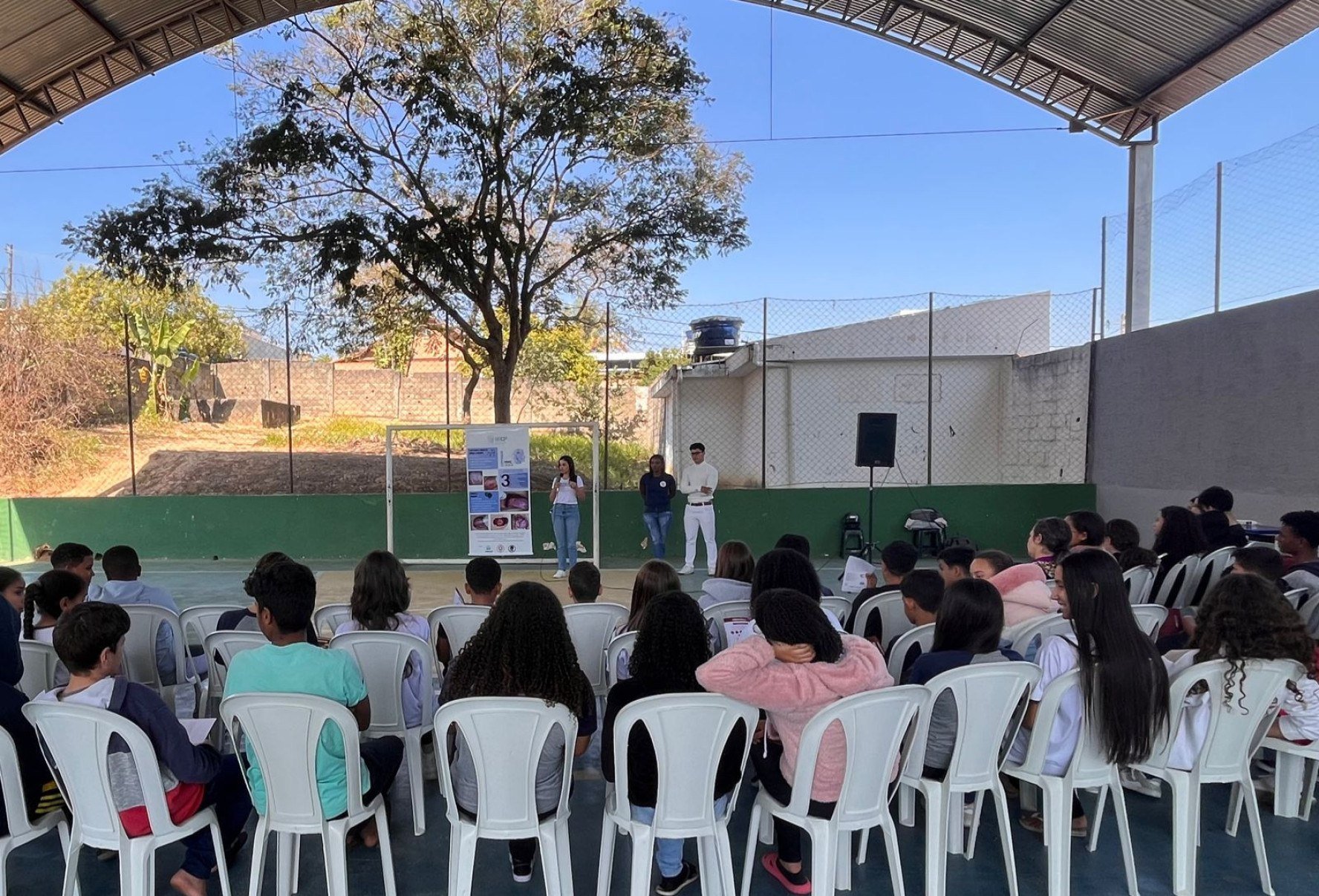 As atividades incluem palestras em escolas municipais, com foco nos alunos do 6º ao 9º ano
-GBCP/Divulgação