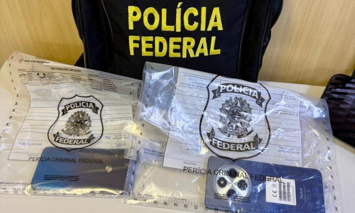 PF cumpriu mandado de busca e apreensão no endereço do investigado e recolheu equipamentos eletrônicos -  (crédito: PF/Divulgação)