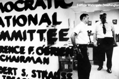 No dia 17 de junho de 1972, uma invasão à sede do Comitê Nacional Democrata, em Washington, marcou o início do que se tornaria o maior escândalo político da história dos Estados Unidos. 
 -  (crédito: Reprodução de vídeo BBC)